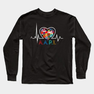 Aapi Asian American Pacific Islander Heritage Month He Long Sleeve T-Shirt